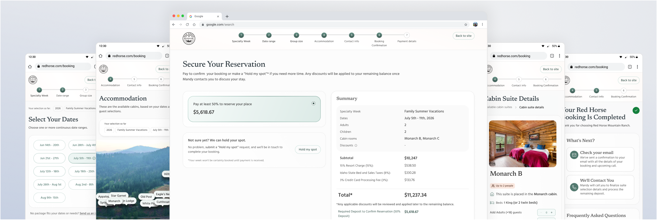 Red Horse Mountain Ranch booking platform