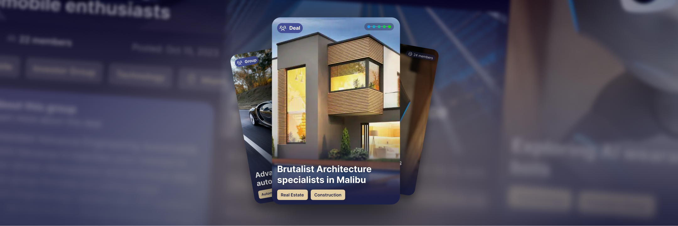 The Fold platform interface